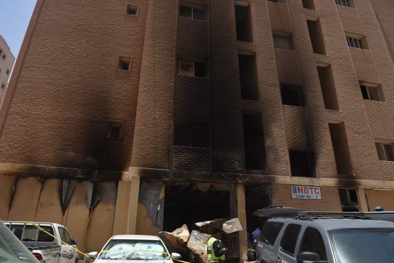 Several Indian workers among dozens dead in Kuwait building fire -  greaterkashmir