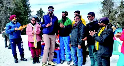 ku s skiing course concludes at gulmarg