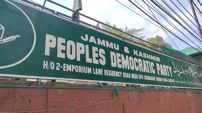 pdp withdraws support for taj mohi ud din  decides to field own candidate from uri