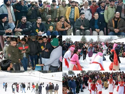 lal draman snow festival 2024 organised in doda