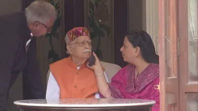 he had tears in his eyes   lk advani s family thanks pm modi after bharat ratna announcement