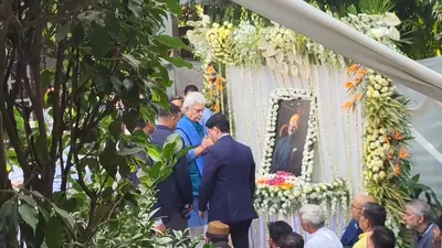 lg manoj sinha visits residence of devender rana in jammu  offers condolence