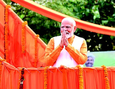 ab ki baar  10 lakh paar is varanasi’s clarion call for pm modi’s election battle