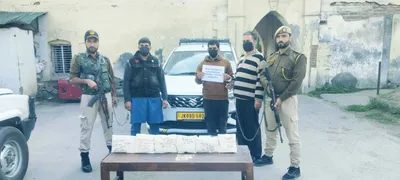 2 7 kg narcotics worth 20 cr seized in baramulla  3 key figures arrested  police