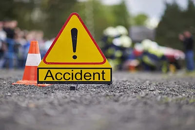 bike rider injured in katra road accident