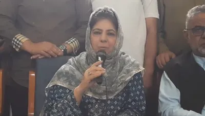 mehbooba mufti alleges booth capturing by bjp candidate from darhal