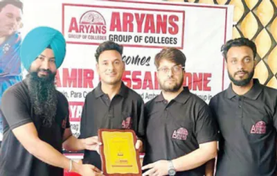 aryans scholarship mela begins with overwhelming response in kashmir