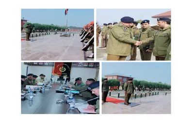 igp kashmir chairs security review meeting in kulgam