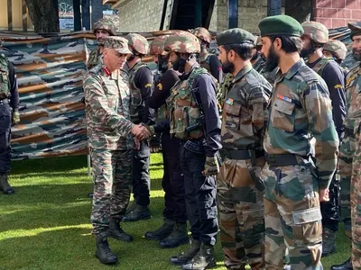 army commander reviews operational preparedness in machhil sector