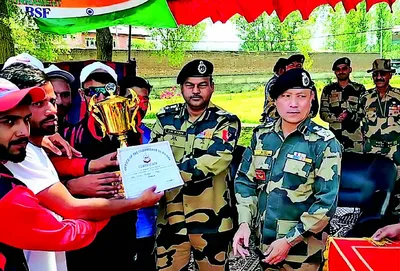 bsf organises cricket tournament for youth in handwara
