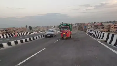 bemina flyover thrown open for vehicular movement