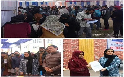 de cc organises job fair at gdc pulwama