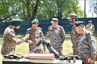 northern commander visits frontline units in gurez