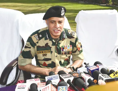 bsf fully alert to foil infiltration threat by terrorists  ig bsf