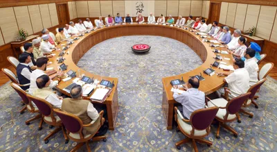 pm modi chairs union cabinet meeting as he begins his third term