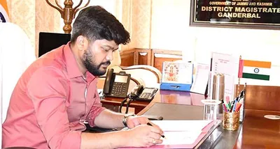 dc ganderbal reviews progress of computation of pdi