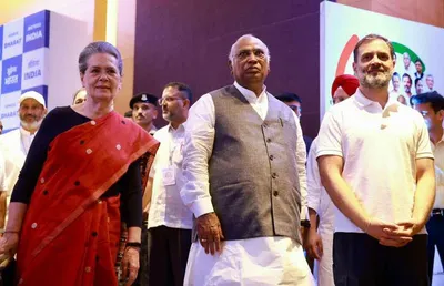 india bloc members hold  informal  meet at kharge’s residence ahead of exit polls
