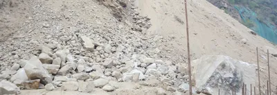 landslide site  passenger amenities inspected on nhw near doda