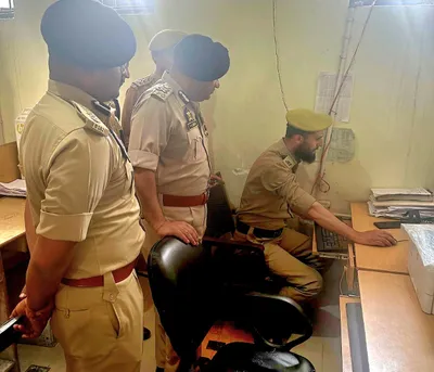 igp kashmir inspects kothi bagh  other police stations in srinagar