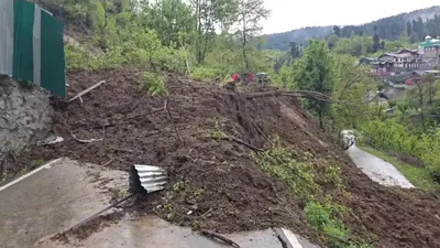 incessant rains trigger landslides in baramulla