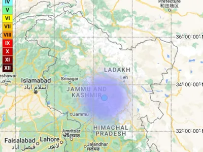 4 9 magnitude earthquake jolts kashmir