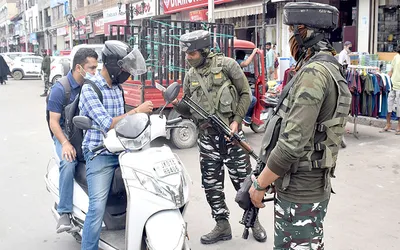 2nd anniversary of abrogation of article 370   security beefed up in srinagar  across kashmir
