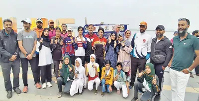 gvei students excel in u 17  u 19 cycling race