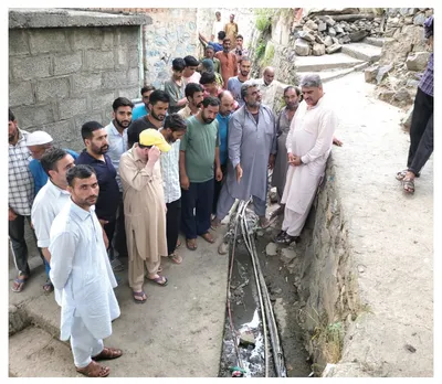 address drinking water shortage in ramban district  sajjad shaheen