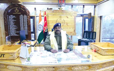 shree raam r assumes charge as ssp kargil