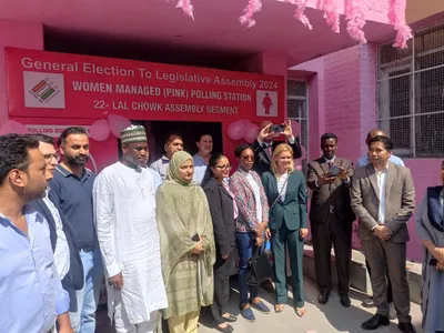 diplomats from 15 countries arrive in j k to observe polling