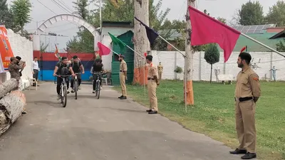 cycling expedition of ncc cadets honoring bravehearts travels all the way from bangalore