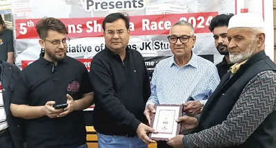 aryans group of colleges organises shikara race