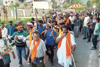 3 day kailash yatra concludes in bhaderwah