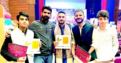 dps srinagar students shine at ut level kala utsav