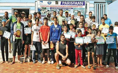 paristaan underwater sports championship concludes