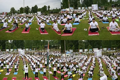 international day of yoga   2024    events organised across kashmir