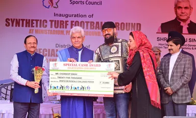 govt creating robust sports culture  lg manoj sinha