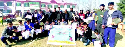 district kulgam ball badminton championship concludes