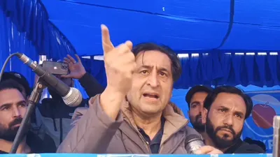 sajad lone gets poll body notice over anti modi slogans