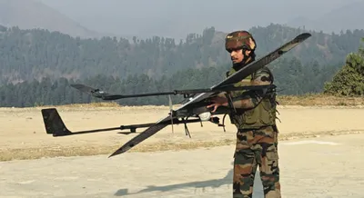 army using advanced uavs for surveillance  tracking in woods of rajouri  poonch