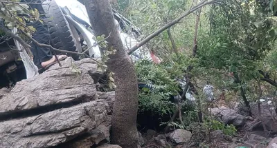 bus falls into gorge after terrorist attack in j k s reasi  9 dead  police
