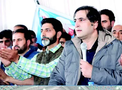 stop labelling people as bjp associates  sajad lone to omar abdullah