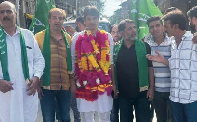 arif laigaroo files nomination for habba kadal constituency