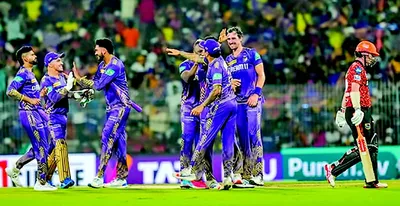 kkr beat sunrisers hyderabad by 8 wickets  secures 3rd ipl title