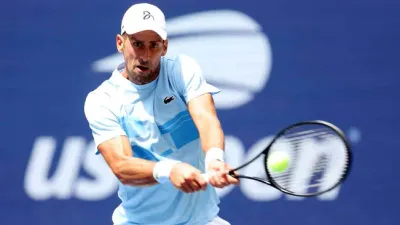 novak djokovic marches into second round of us open