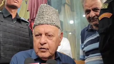 forces determined to destroy peace must be dealt with firmly  dr farooq abdullah