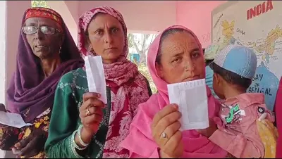 lok sabha polls  jammu records over 25  voter turnout till 11 am