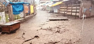 kangan residents demand proper drainage system