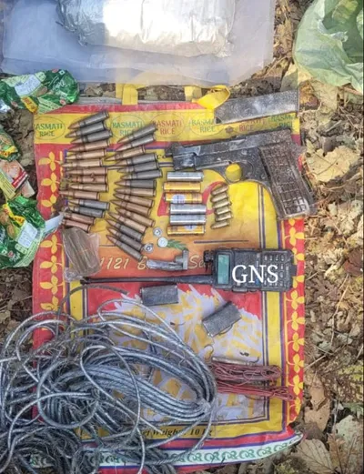security forces recover arms and ammunition during searches in j k s reasi