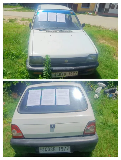 police attaches drug smuggler’s vehicle in baramulla